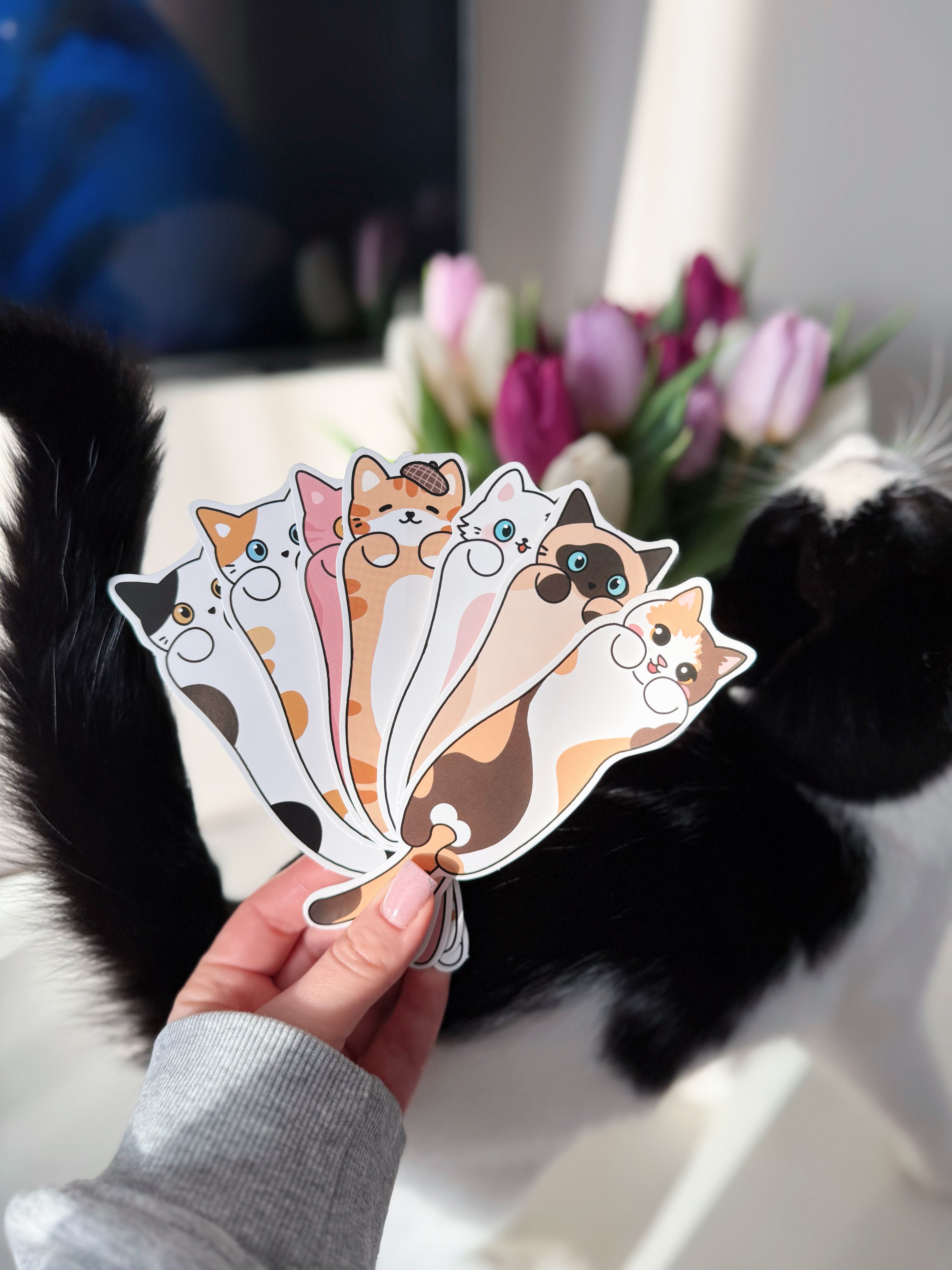 Zakładki do książki Koty