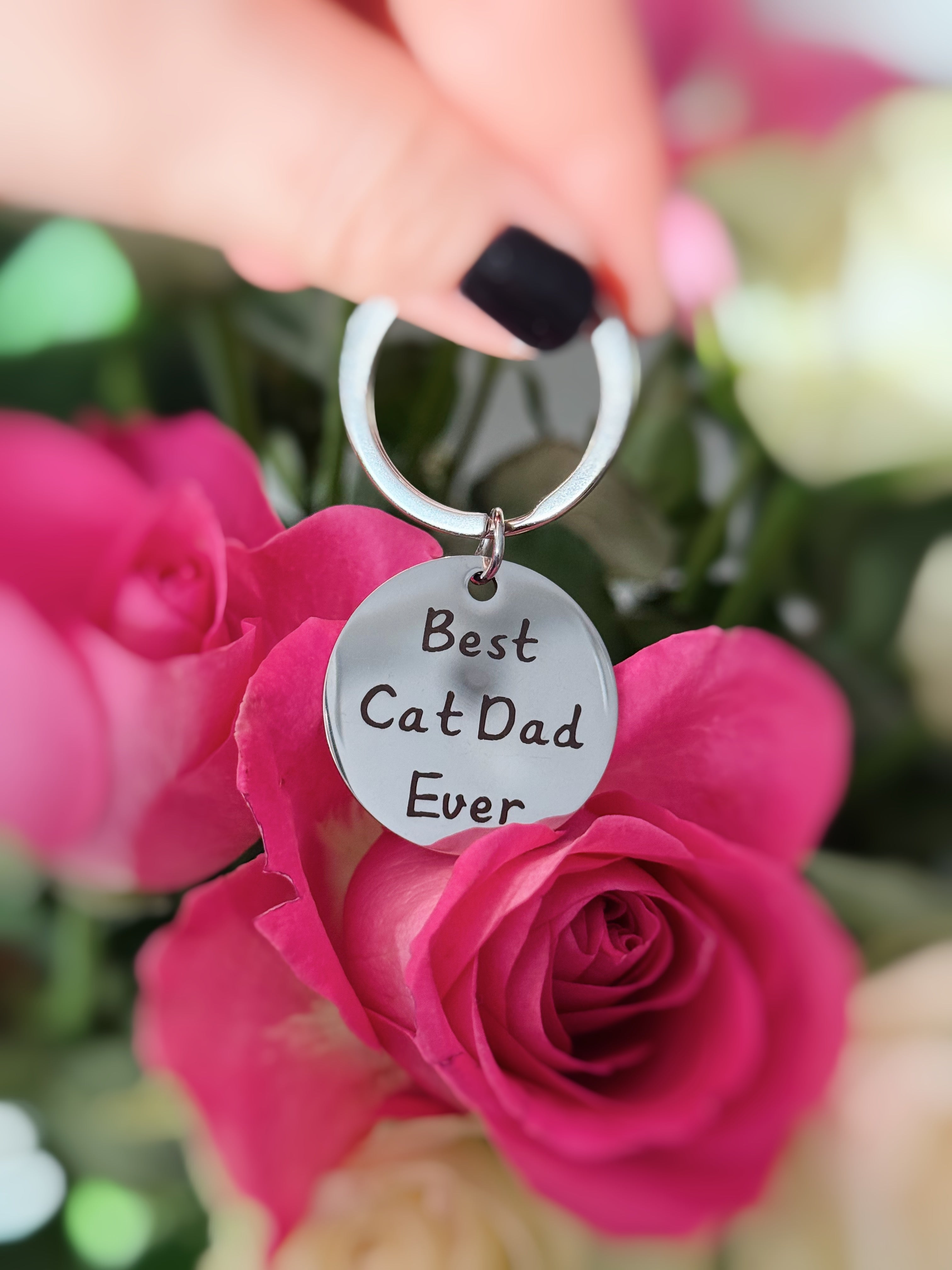 Brelok „Best Cat Dad Ever”