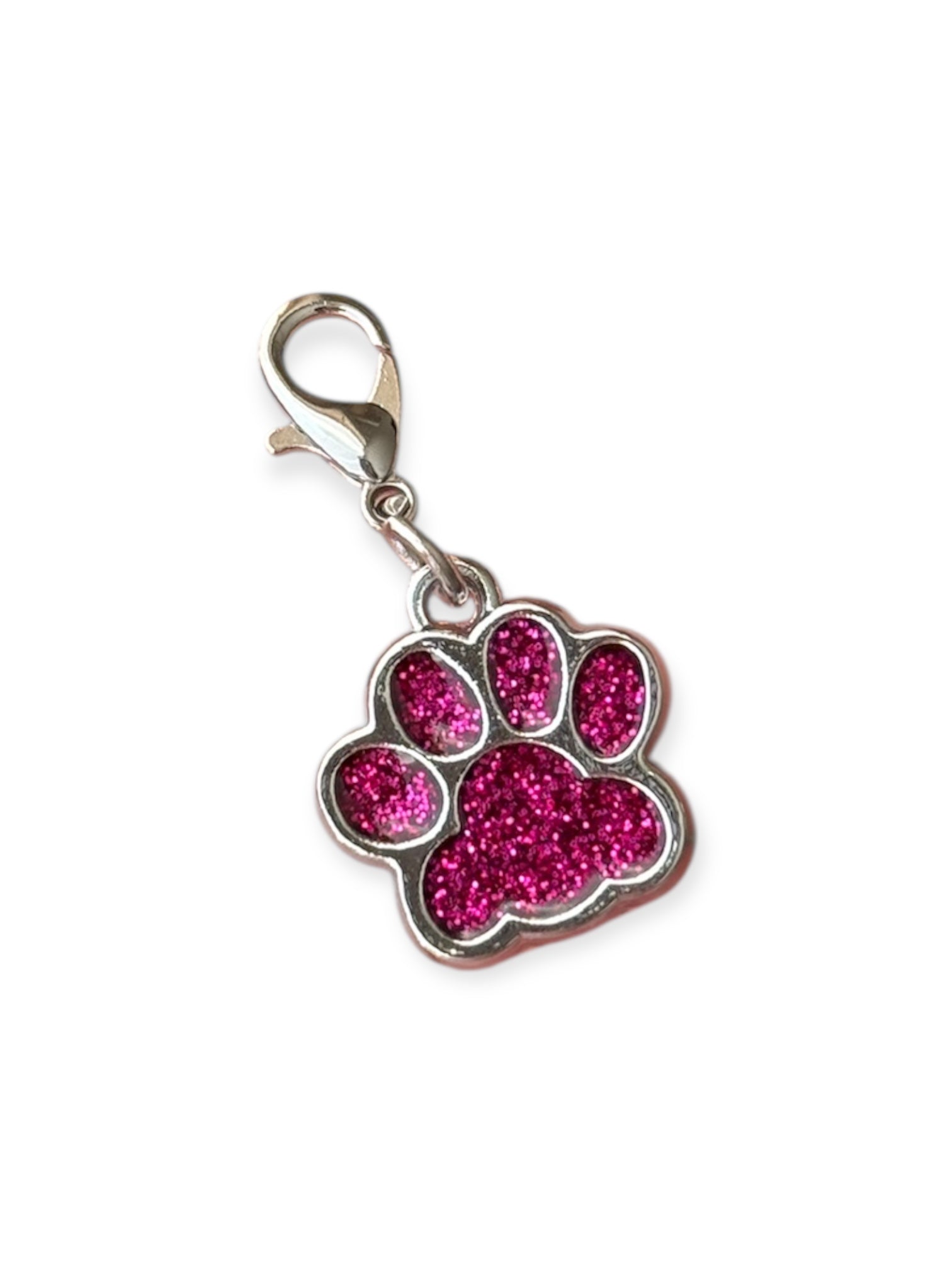 Zawieszka Charms Brokatowa Łapka