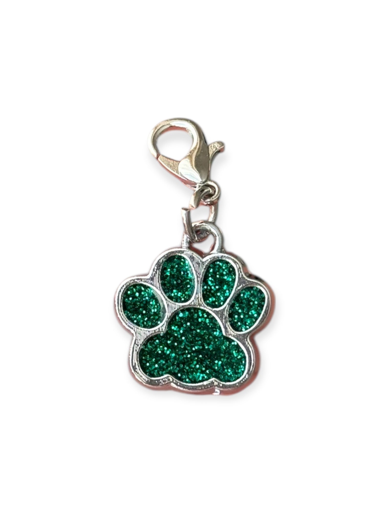 Zawieszka Charms Brokatowa Łapka